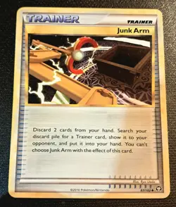 Pokemon Tcg Junk Arm 87/102 Triumphant Regular 2010 MP - Image 1