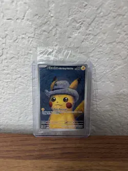 Pokemon TCG Pikachu With Grey Felt Hat Van Gogh Full Art Promo SVP #085- Sealed - Image 1