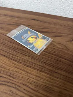 Pokemon TCG Pikachu With Grey Felt Hat Van Gogh Full Art Promo SVP #085- Sealed - Image 4