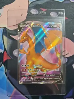 Pokemon TCG Charizard V SWSH050 Black Star Promo Full Art NM - Image 3