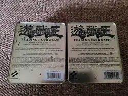 YUGIOH YUGI SUMMONED SKULL AND DARK MAGICIAN COLLECTORS TINS (EMPTY TINS ONLY) - Image 2