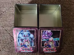 YUGIOH YUGI SUMMONED SKULL AND DARK MAGICIAN COLLECTORS TINS (EMPTY TINS ONLY) - Image 3