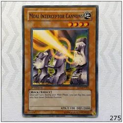 Moai Interceptor Cannons - SD7-EN011 - Common 1st Edition Yugioh - Image 1