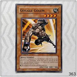 Goggle Golem - TAEV-EN023 - Common 1st Edition Yugioh - Image 1