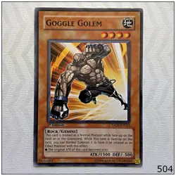 Goggle Golem - TAEV-EN023 - Common 1st Edition Yugioh - Image 1