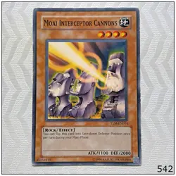 Moai Interceptor Cannons - TLM-EN014 - Common Unlimited Yugioh - Image 1