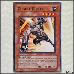 Goggle Golem - TAEV-EN023 - Common Unlimited Yugioh - Image 1