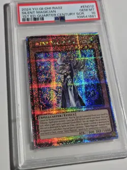 2024 YU-GI-OH! RARITY COLLECTION II Silent Magician RA02-EN012 QCR PSA 10 QCSR - Image 2