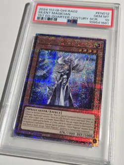 2024 YU-GI-OH! RARITY COLLECTION II Silent Magician RA02-EN012 QCR PSA 10 QCSR - Image 3