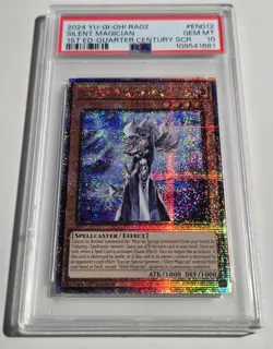 2024 YU-GI-OH! RARITY COLLECTION II Silent Magician RA02-EN012 QCR PSA 10 QCSR - Image 4