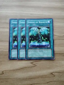 Yu-Gi-Oh! - Spring Of Rebirth 3X - Full Playset - Image 1