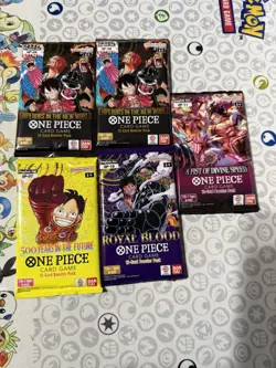 One Piece CCG - x5 Sealed Booster Packs OP9 OP7 Op10 OP11 see Description - Image 1
