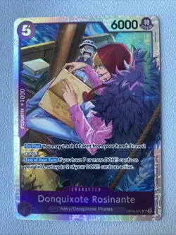 Donquixote Rosinante OP10-072 English SR Royal Blood One Piece Card Game - Image 1