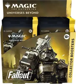 Magic: The Gathering Fallout Collector Booster Pack 15 Cards, New Sealed - Image 1