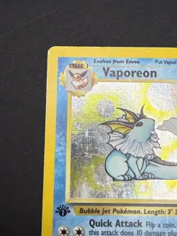 Vaporeon - 12/64 - 1st Edition Holo Rare Pokemon Card - Jungle 1999 WotC Vintage - Image 3