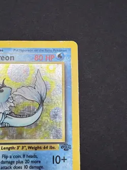 Vaporeon - 12/64 - 1st Edition Holo Rare Pokemon Card - Jungle 1999 WotC Vintage - Image 4