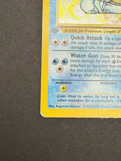 Vaporeon - 12/64 - 1st Edition Holo Rare Pokemon Card - Jungle 1999 WotC Vintage - Image 5