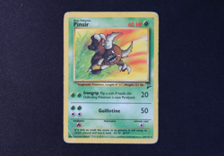 Pinsir 29/130 Non Holo Rare Pokemon TCG Card Vintage Base Set 2 1999 Heavy Play - Image 1