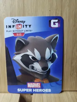 Disney Infinity 2.0🕹 CODE CARD🕹Marvel Super Heroes Rocket Raccoon - Image 1