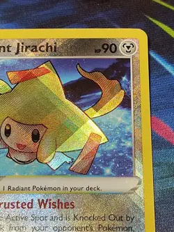 Pokemon TCG Radiant Jirachi 120/195 2022 Silver Tempest Radiant Rare Card - - Image 3