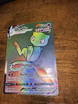Pokemon TCG Mew VMAX Fusion Strike Secret Rare Holo 2 Card Lot Nintendo English - Image 2