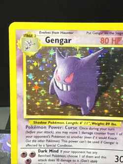 Pokemon Card Gengar 11/110 Legendary Collection Set Holo Rare Light Play - Image 3