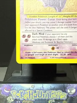 Pokemon Card Gengar 11/110 Legendary Collection Set Holo Rare Light Play - Image 5