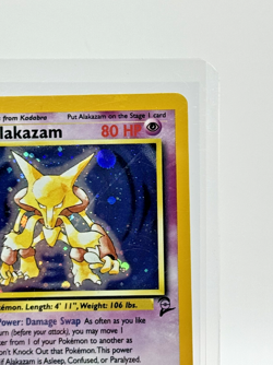 Alakazam #1 Holo Rare Pokemon Base Set 2 WOTC Vintage Card MP/LP - Great Price! - Image 4
