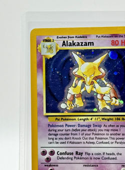 Alakazam #1 Holo Rare Pokemon Base Set 2 WOTC Vintage Card MP/LP - Great Price! - Image 5