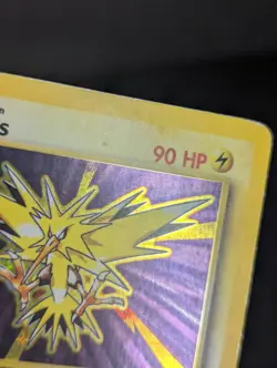 Pokemon TCG Zapdos Base Set Holo Rare Card 16/102 - MP - Image 4
