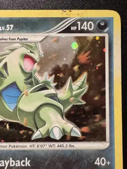 Tyranitar 17/123 D&P Mysterious Treasures Pokemon Card Holo Foil Rare HP - Image 4