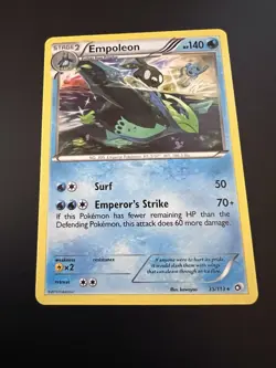 Empoleon 35/113 B&W Legendary Treasures 2013 Pokemon Card Rare NM - Image 1