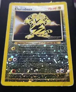 DAMAGED Electabuzz 1 WINNER Reverse Holo Best of Promos Pokemon Card - Image 1