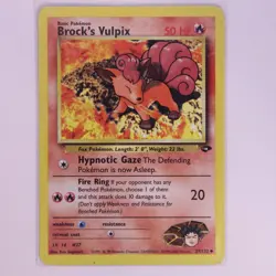 Brock's Vulpix 37/132 - Gym Challenge - Pokemon Trading Card Game - Image 1