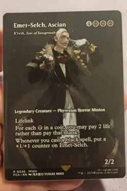 🔥 MTG - Emet-Selch, Ascian / K'rrik, Son of Yawgmoth - (Borderless) #036 NM 🔥 - Image 1