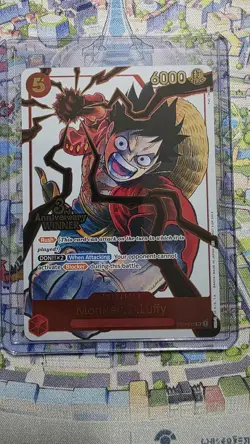 Monkey.D.Luffy - ST01-012 (3rd Anniversary Winner) - One Piece Promotion Card - Image 1