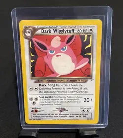 Rare Vintage Pokemon Card 40/105 Neo Destiny Dark Wigglytuff LP+/NM English - Image 1