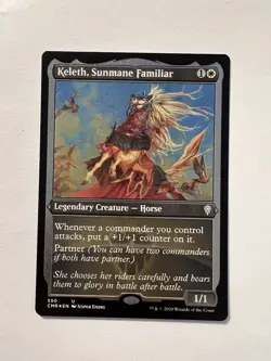 Keleth, Sunmane Familiar - ETCHED FOIL - MTG Commander Legends - NM - Image 1