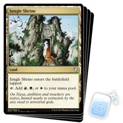 JUNGLE SHRINE X4 Commander 2017 Magic MTG MINT CARD - Image 1