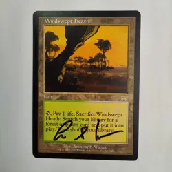 MTG Windswept Heath Onslaught - Signed by Artist Anthony Scott Waters - Image 1