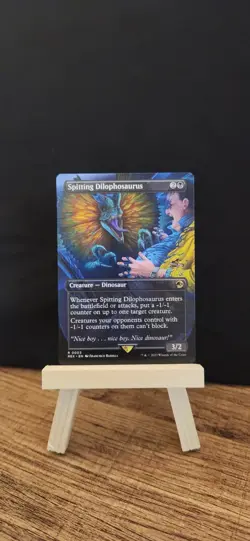 MTG: Spitting Dilophosaurus (Borderless) UB: Jurassic World Collection - Image 1