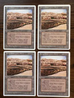 Strip Mine MTG 4th Edition English NM - Image 1
