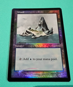 Foil - Island - Arena - 2001 - Promo - MTG - Magic the Gathering - Foil - Image 1