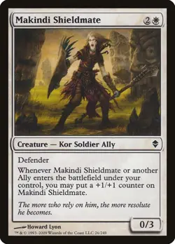 4x Makindi Shieldmate | MtG Magic Zendikar | English | Near Mint-Mint (NM-M) - Image 1