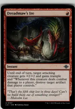 DREADMAW'S IRE The Lost Caverns of Ixalan #147 LCI(NM+)(MTG) - Image 1