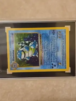 1999 Pokemon Base Set Shadowless Blastoise Holo SGC 9 MINT English NOT PSA 2/102 - Image 4
