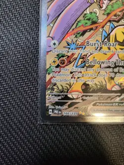 Pokemon TCG Raging Bolt EX Prismatic Evolutions Holo Card 166/131 - Image 3