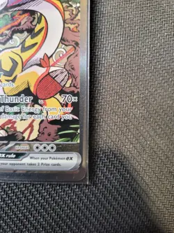 Pokemon TCG Raging Bolt EX Prismatic Evolutions Holo Card 166/131 - Image 4