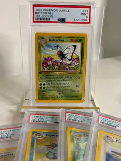 1999 Pokemon Jungle Butterfree #33 1st Edition PSA 9 MINT - Image 4