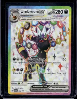 Pokemon Black Star Promo Umbreon EX 176 1 - Image 1